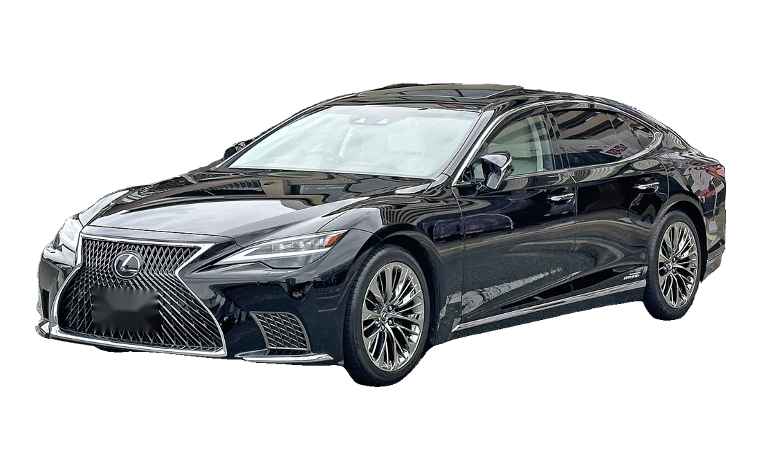 LS 500h — retouched model reference photograph